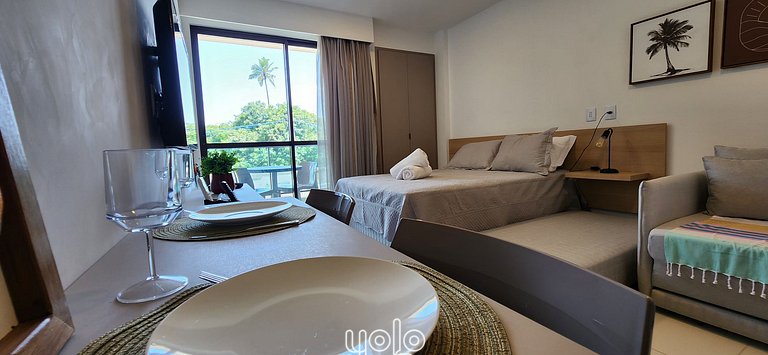Studio Novo no Malia Beach em Porto de Galinhas #CM
