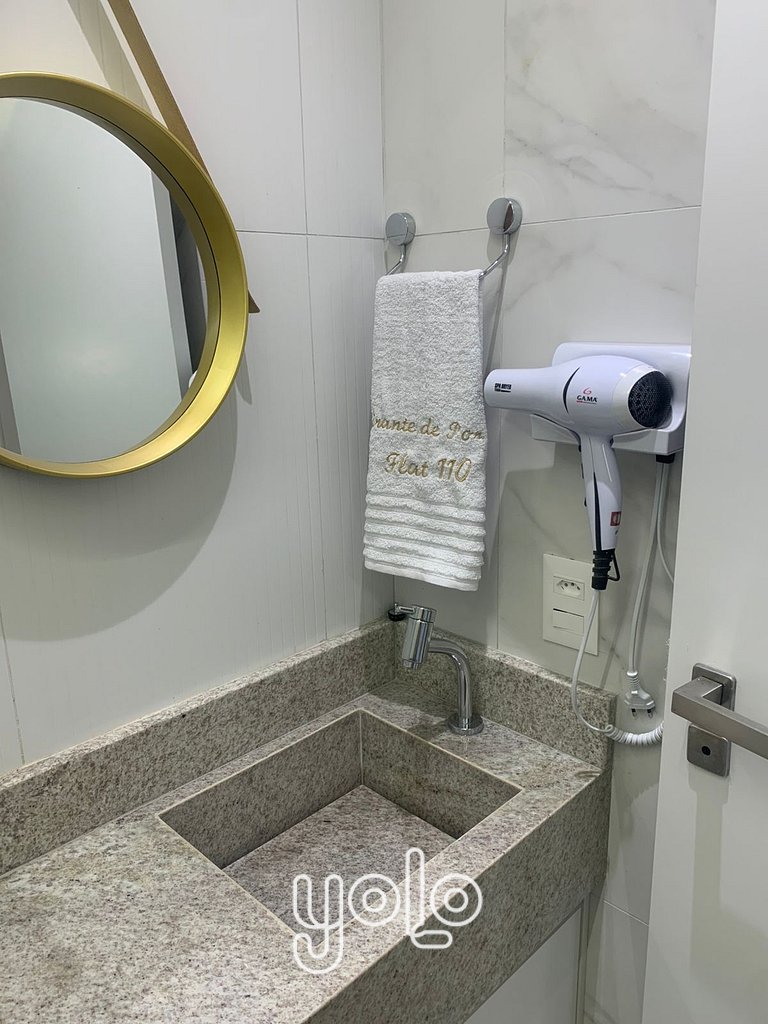 Flat Beira-Mar no Centro de Porto de Galinhas