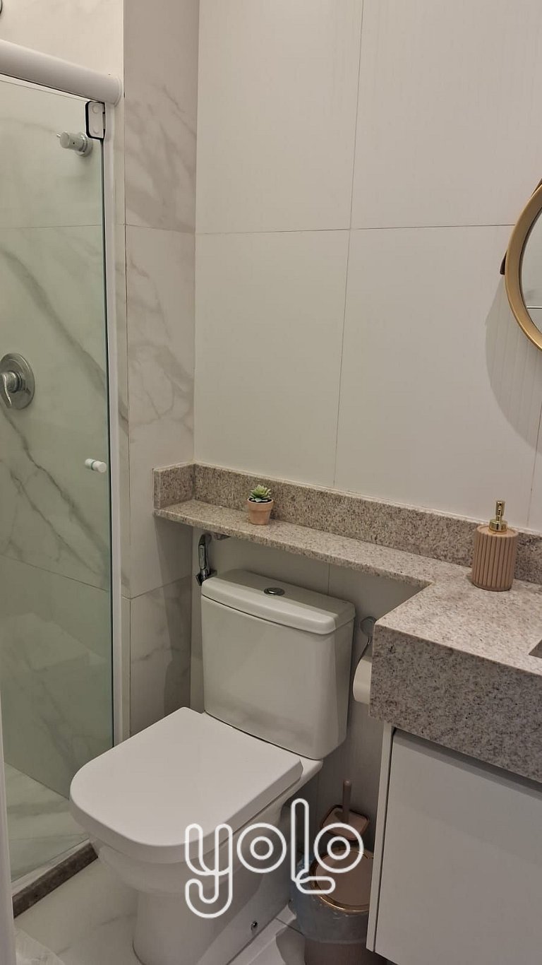 Flat 1 quarto beira-mar em Porto de Galinhas