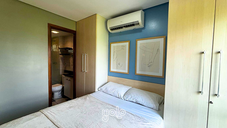 Flat 1 quarto no bairro da Jaqueira Recife