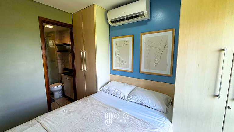 Flat 1 quarto no bairro da Jaqueira Recife
