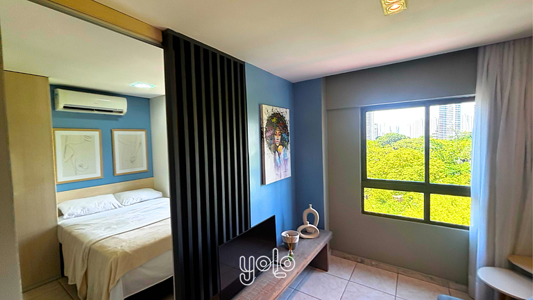 Flat 1 quarto no bairro da Jaqueira Recife