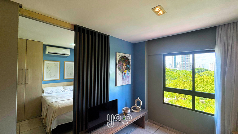 Flat 1 quarto no bairro da Jaqueira Recife