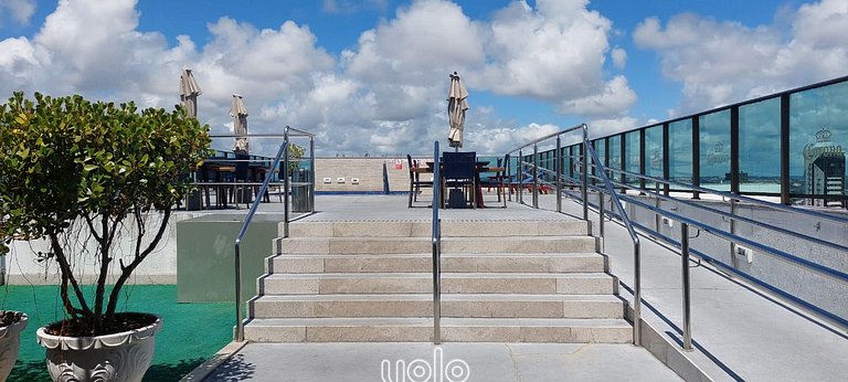 Flat a 350m da praia de Boa Viagem Pontes Home Stay #1708CM