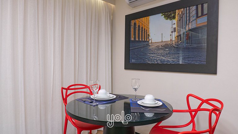 Flat a 350m da praia de Boa Viagem Pontes Home Stay #1708CM