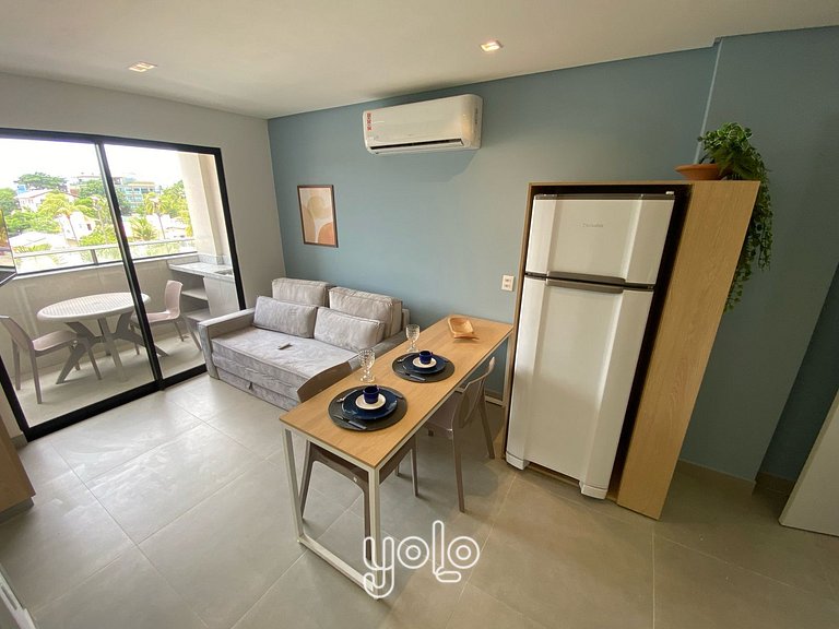 Flat 2 quartos no centro de Porto de Galinhas #201