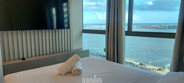 Flat 1 Quarto no Edf Parque do Cais Recife #1108