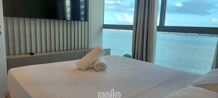 Flat 1 Quarto no Edf Parque do Cais Recife #1108