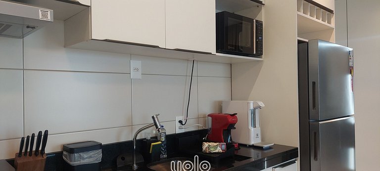 Flat 1 Quarto no Edf Parque do Cais Recife #1108