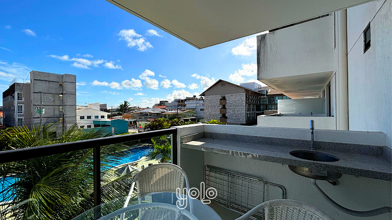 Laguna Beach Flat - Studio em Porto de Galinhas
