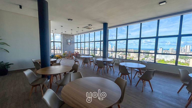 Flat Moderno no bairro da Boa Vista Recife