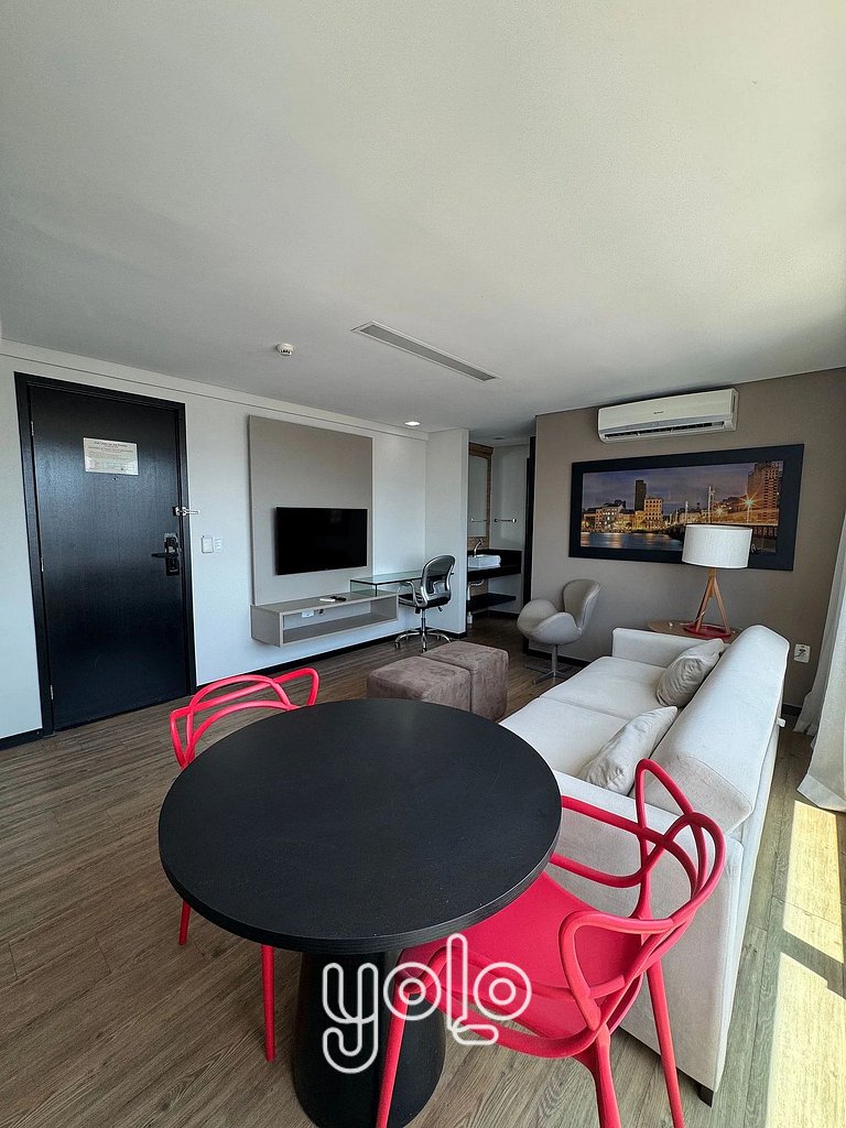Flat 1 quarto no Pontes Home Stay Boa Viagem #2103CM