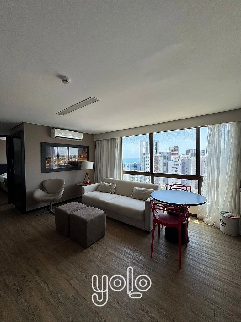 Flat 1 quarto no Pontes Home Stay Boa Viagem #2103CM
