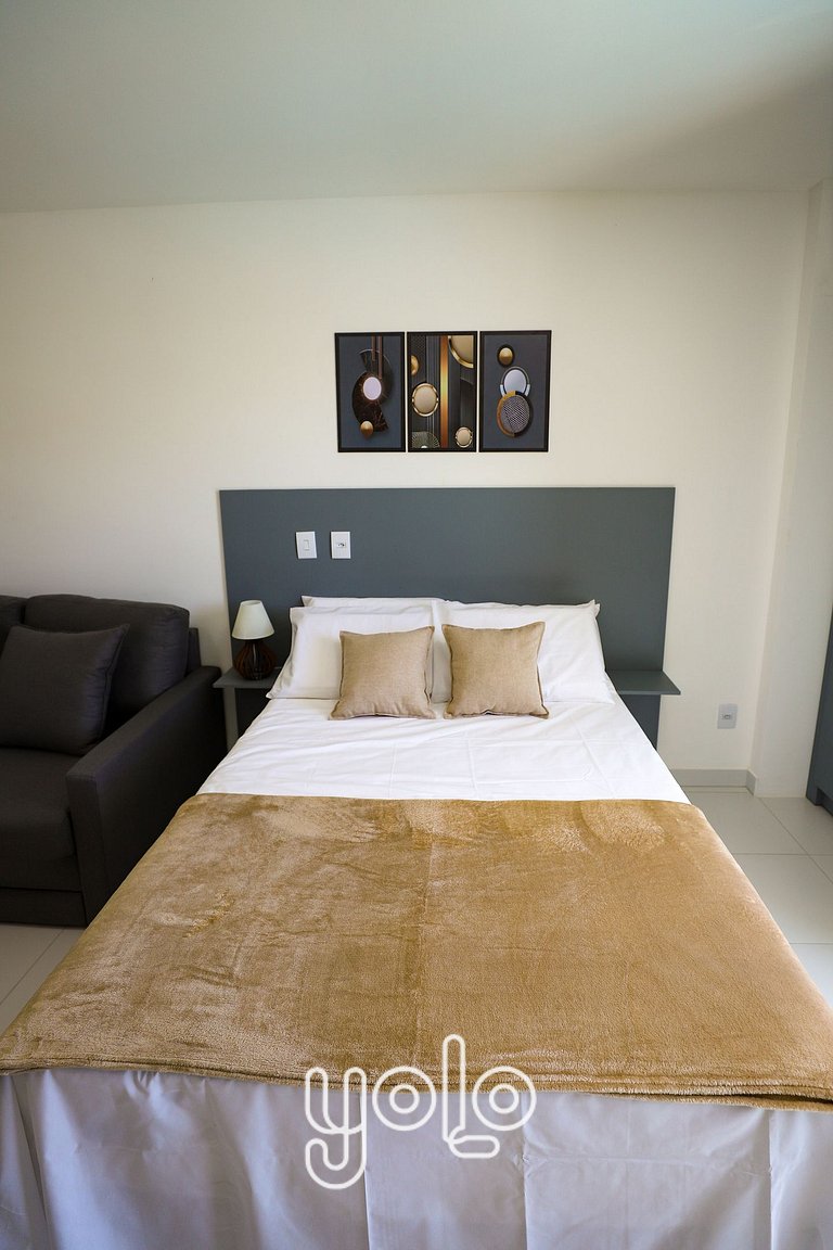 Studio no Malia Beach em Porto de Galinhas #110CM