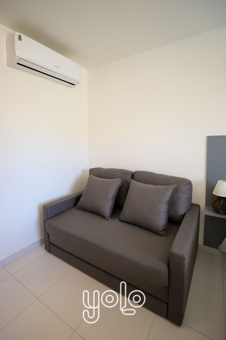 Studio no Malia Beach em Porto de Galinhas #110CM