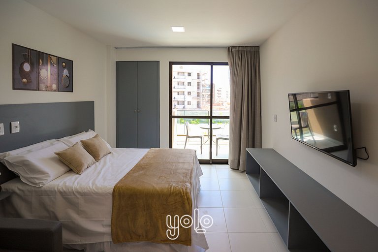 Studio no Malia Beach em Porto de Galinhas #110CM