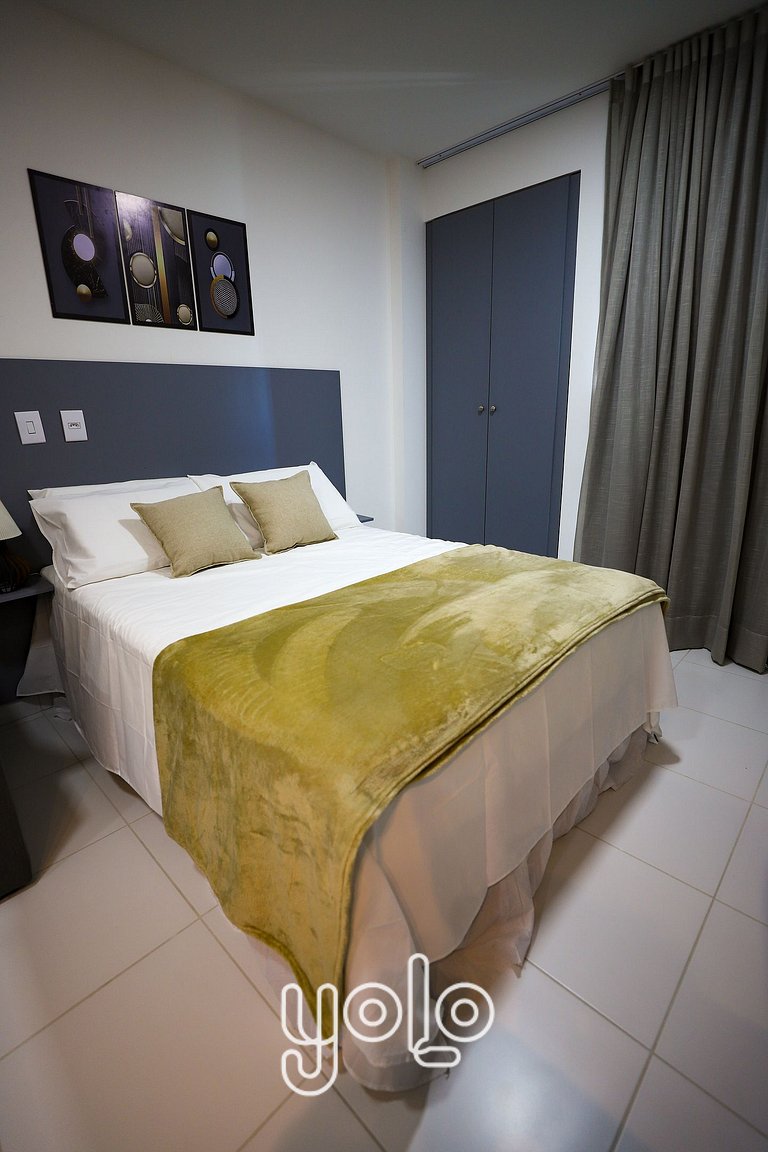 Studio no Malia Beach em Porto de Galinhas #110CM