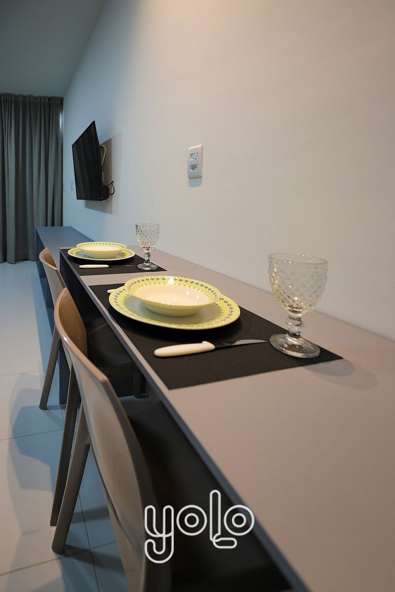 Studio no Malia Beach em Porto de Galinhas #110CM