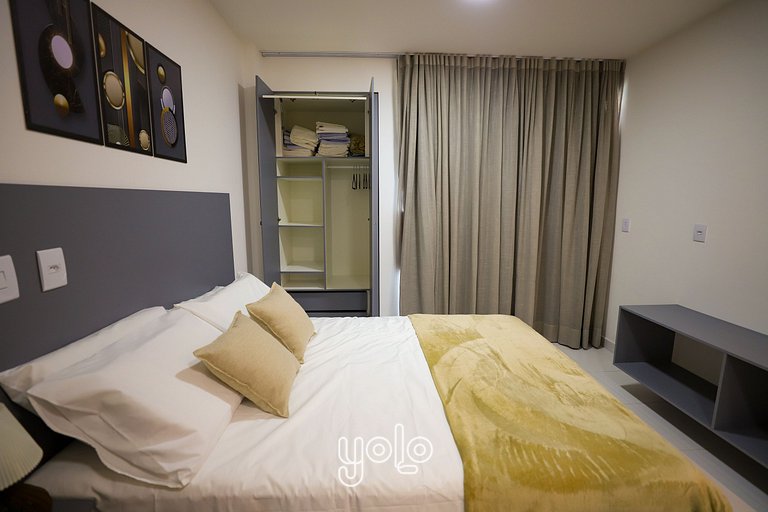 Studio no Malia Beach em Porto de Galinhas #110CM