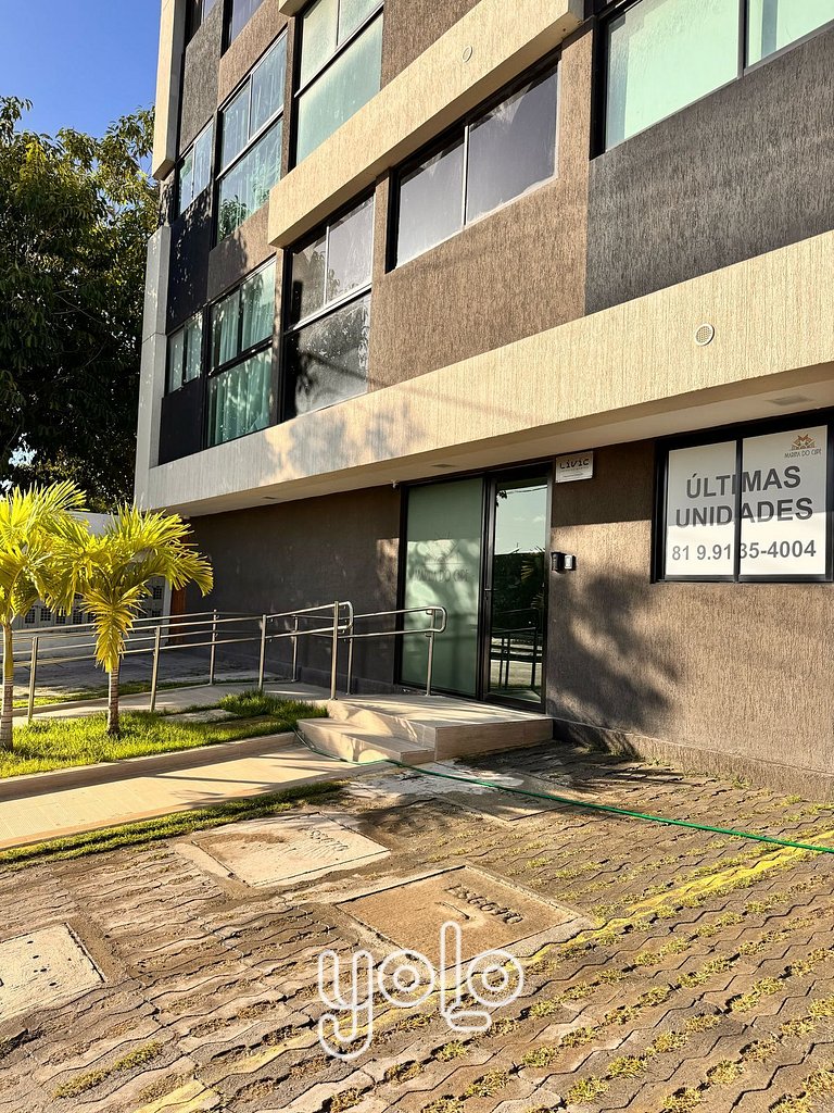 Flat 1 quarto a 450m da praia de Porto de Galinhas #108