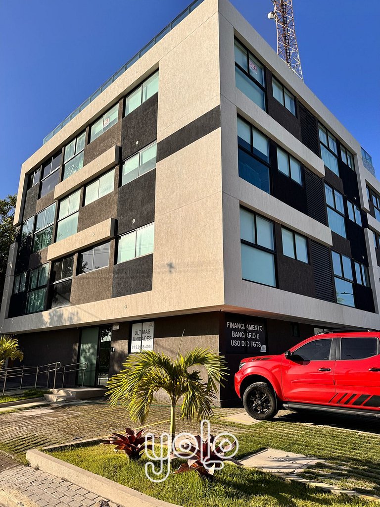 Flat 1 quarto a 450m da praia de Porto de Galinhas #302