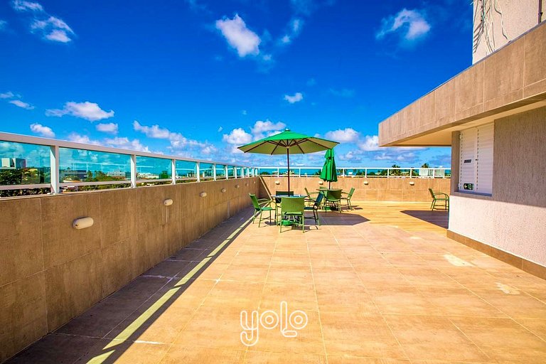 Flat 1 Qto 400m da Praia Centro Porto de Galinhas