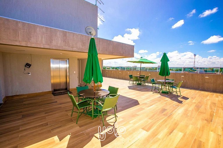 Flat 1 Qto 400m da Praia Centro Porto de Galinhas