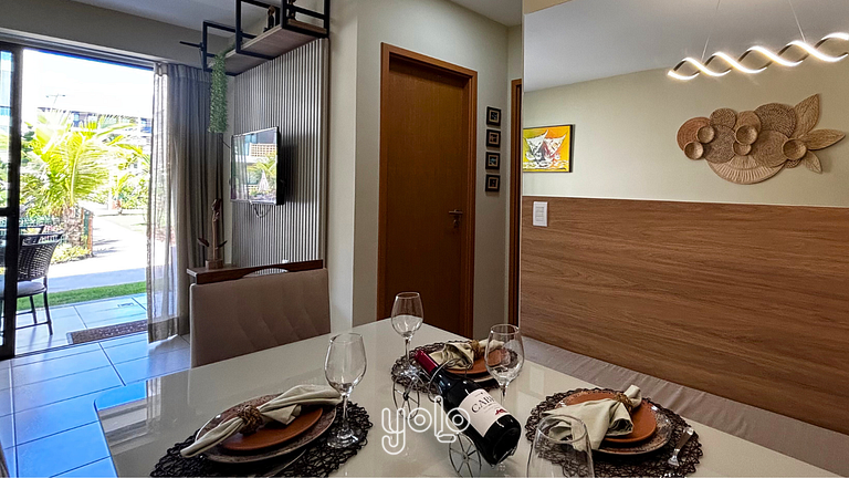 Flat 2 Quartos Mana Beach Experience Porto de Galinhas #022C