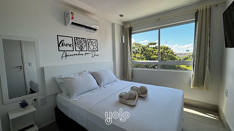 Flat 1 Qto 400m da Praia Centro Porto de Galinhas