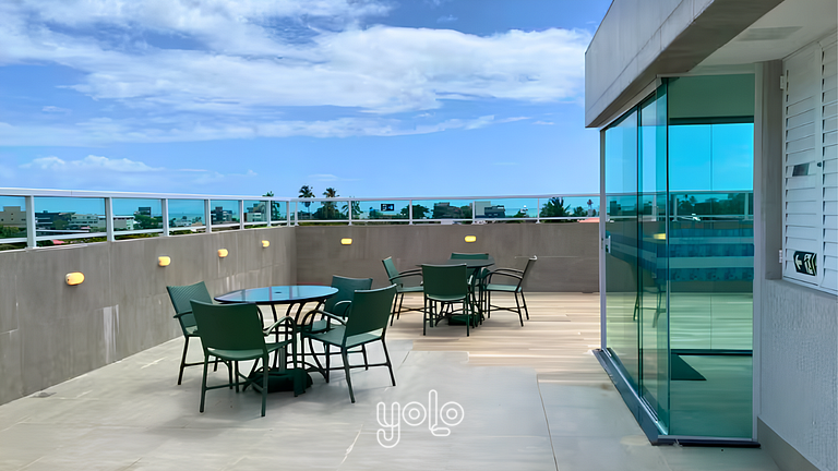 Flat 1 Qto 400m da Praia Centro Porto de Galinhas