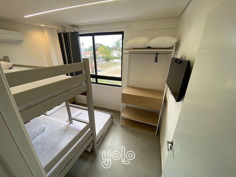 Flat 2 quartos no centro de Porto de Galinhas #104