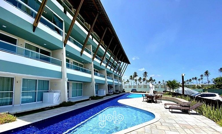 Flat 3 quartos a 100m da Praia Porto de Galinhas