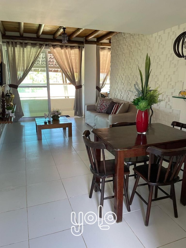 Flat 3 quartos a 100m da Praia Porto de Galinhas