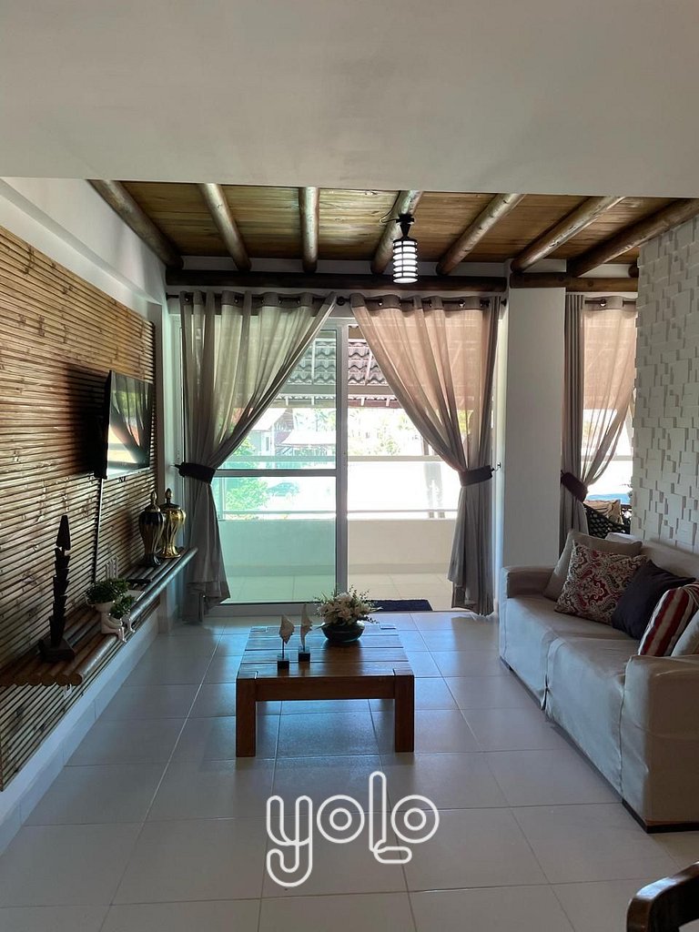 Flat 3 quartos a 100m da Praia Porto de Galinhas