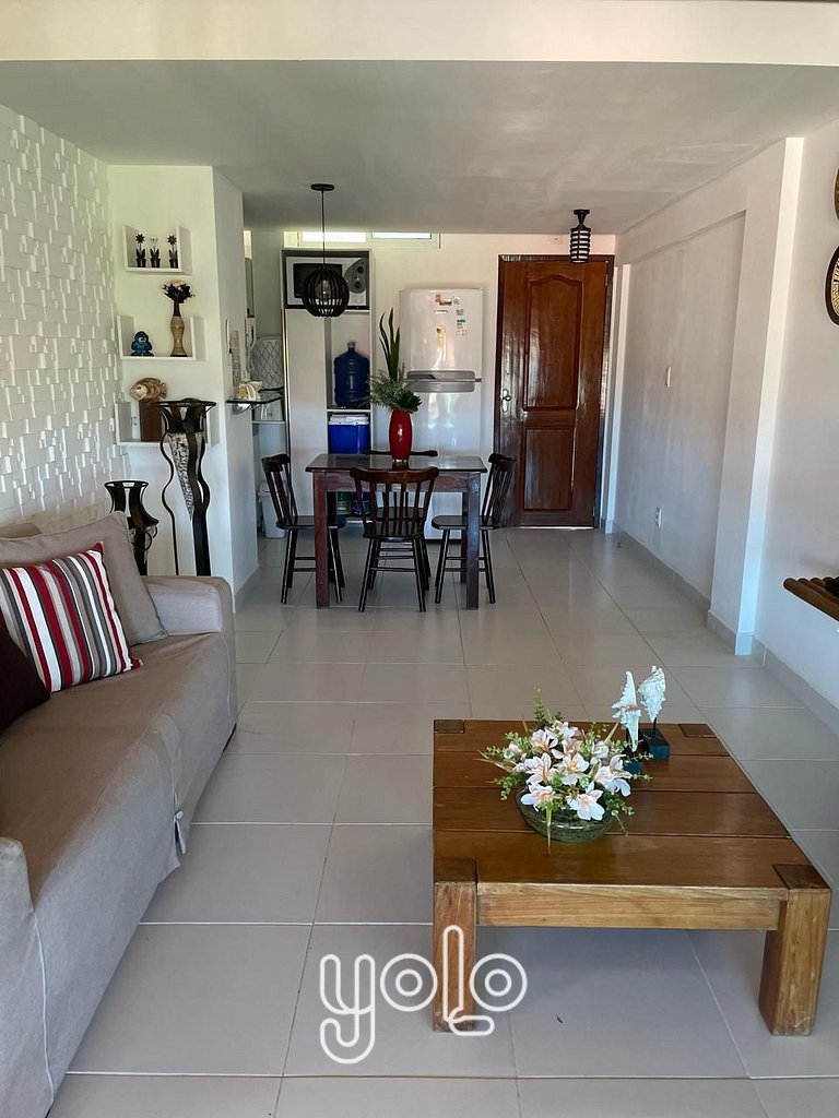 Flat 3 quartos a 100m da Praia Porto de Galinhas