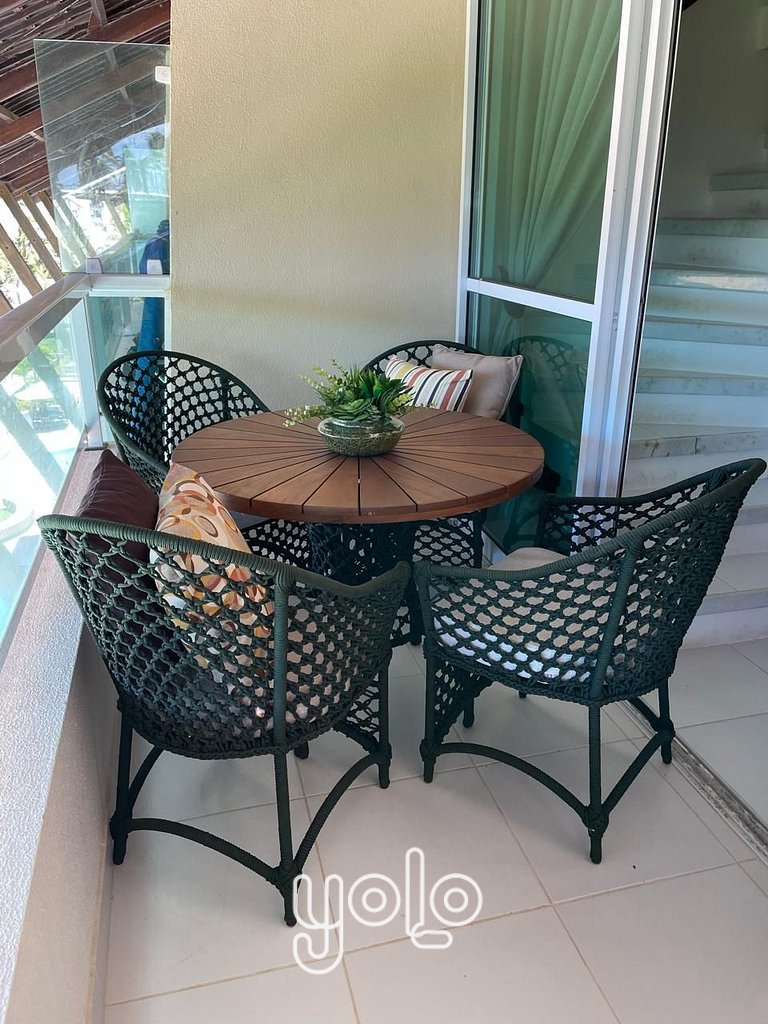 Flat 3 quartos a 100m da Praia Porto de Galinhas