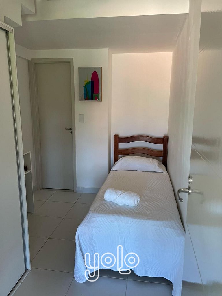 Flat 3 quartos a 100m da Praia Porto de Galinhas