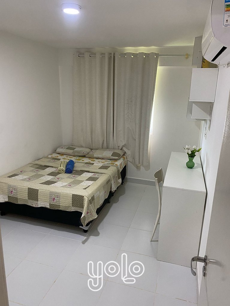 Flat 3 quartos a 100m da Praia Porto de Galinhas