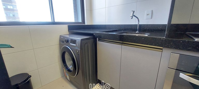 Flat 1 quarto - Beach Class Residence por Yolo #2608