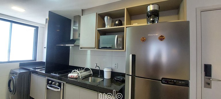 Flat 1 quarto - Beach Class Residence por Yolo #2608
