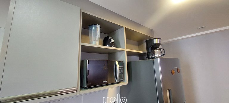 Flat 1 quarto - Beach Class Residence por Yolo #2608