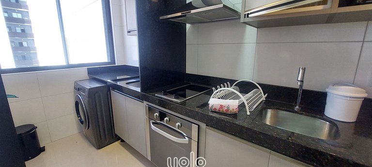 Flat 1 quarto - Beach Class Residence por Yolo #2608