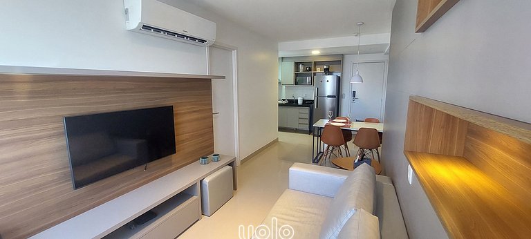 Flat 1 quarto - Beach Class Residence por Yolo #2608