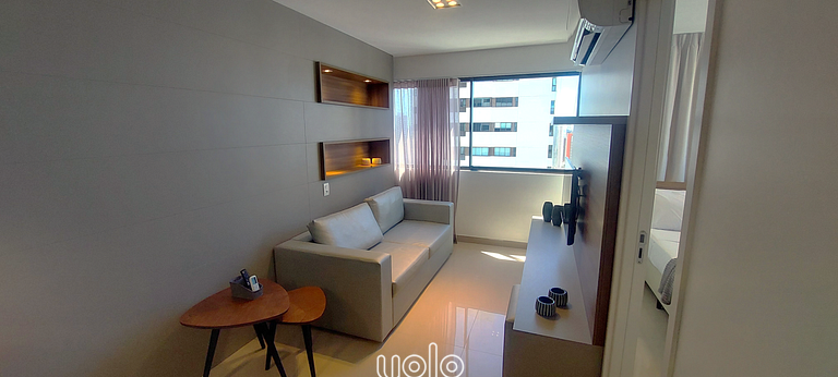 Flat 1 quarto - Beach Class Residence por Yolo #2608