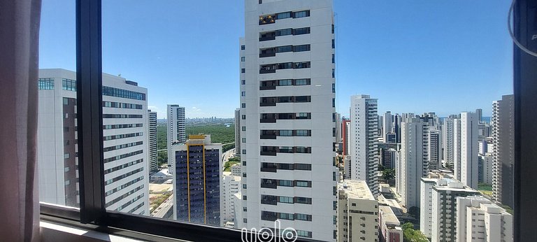 Flat 1 quarto - Beach Class Residence por Yolo #2608