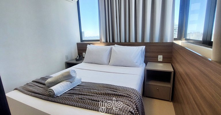 Beach Class Hotels & Residence - Flat 1 quarto #2608