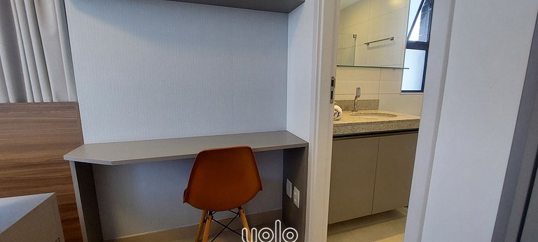 Flat 1 quarto - Beach Class Residence por Yolo #2608