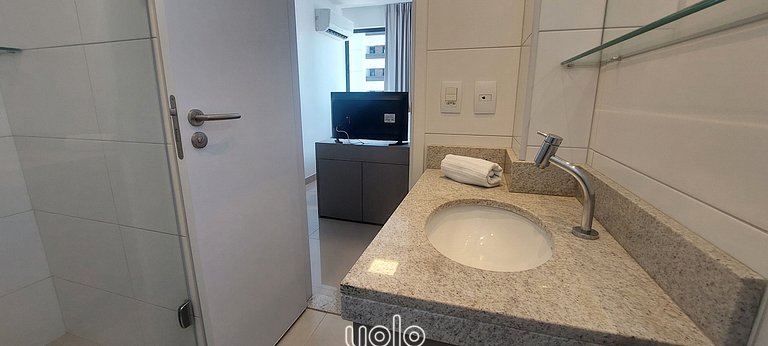 Flat 1 quarto - Beach Class Residence por Yolo #2608
