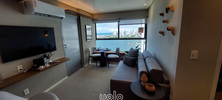 Flat 1 quarto próx ao Shopping Rio Mar Recife #1902