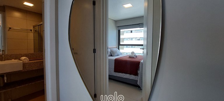 Flat 1 quarto próx ao Shopping Rio Mar Recife #1902